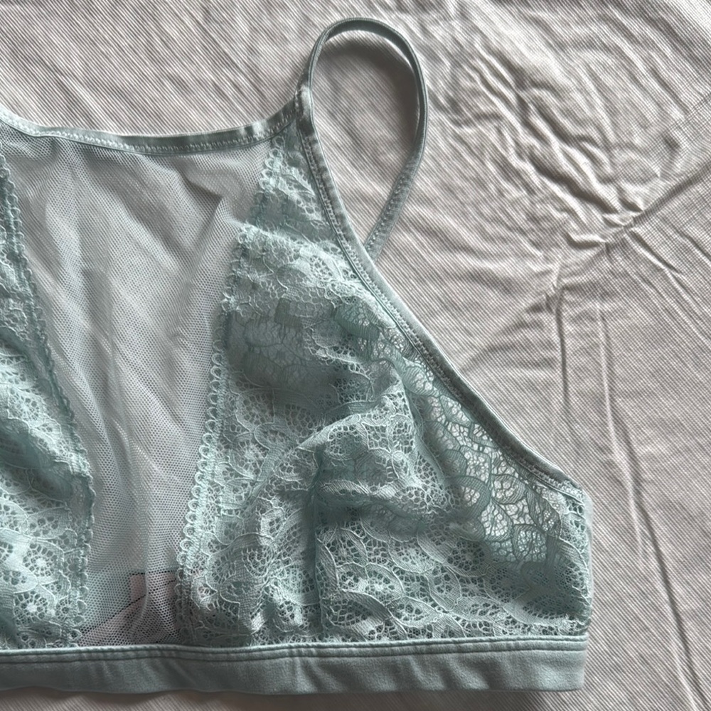 Victoria's Secret Blue Lace Bra Intimates